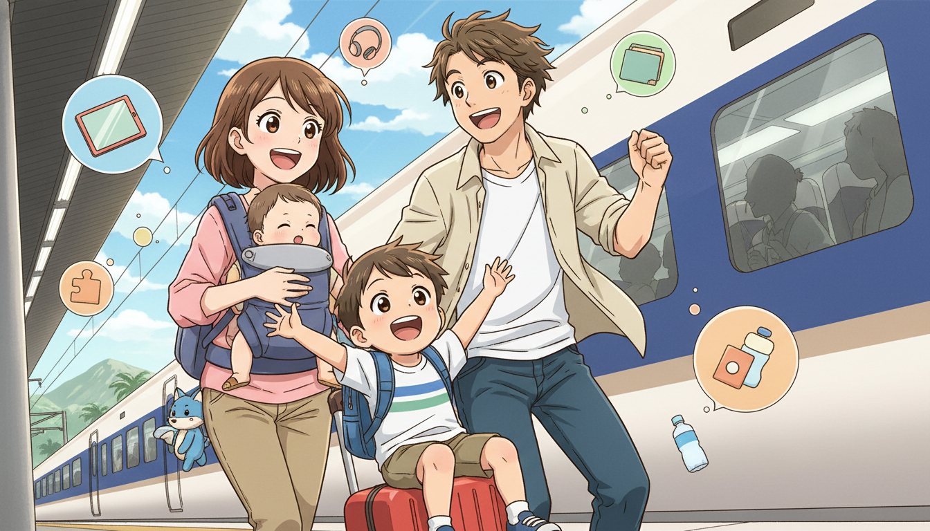 子供と旅行の移動時間を快適に！ストレスを減らす7つの工夫とは？