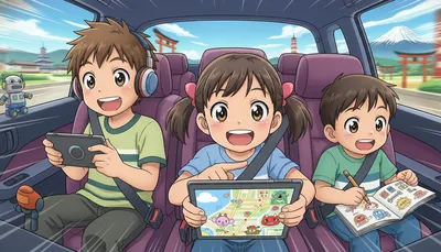 長距離の車で子供の暇つぶし？小学生が楽しめる30の方法！