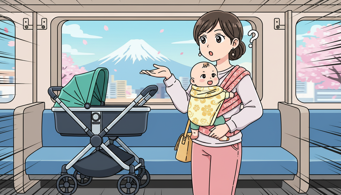 赤ちゃんとの電車移動はベビーカーと抱っこ紐どっち？使い分けのコツを徹底解説！