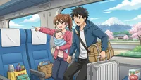 赤ちゃんとの電車長距離移動はいつから？安心して帰省するための完全ガイド！