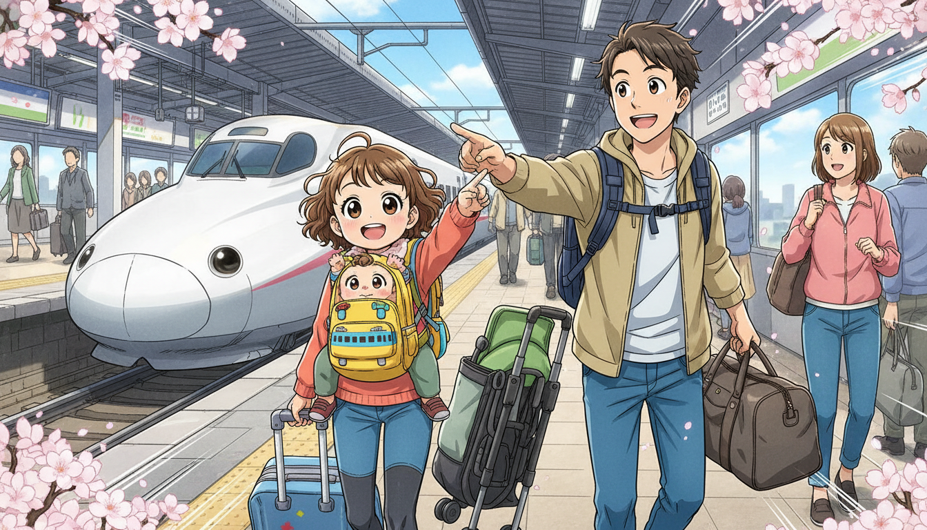 1歳の長距離移動を電車でするコツ！準備や乗り換え対策から成功の秘訣まで紹介