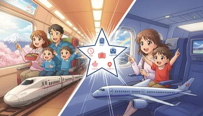 子連れで新幹線と飛行機どっちがいい？選び方のポイント5つを紹介！