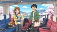山形新幹線の赤ちゃん連れ座席おすすめ！12号車が最適な理由とは？