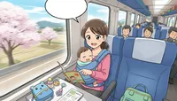 赤ちゃんと新幹線で3時間は大丈夫？快適な移動のコツと準備すべきことを紹介！