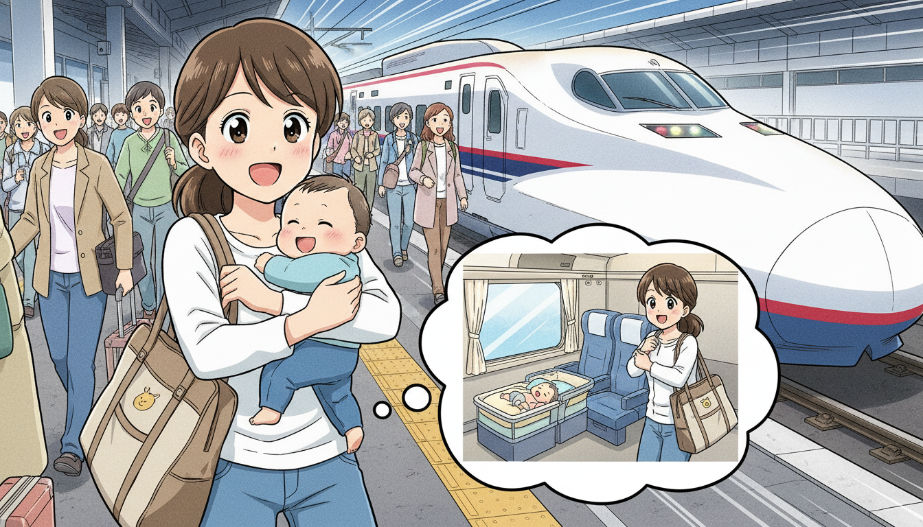 新幹線と赤ちゃんのコツを徹底解説！快適な移動を実現する準備と座席選び