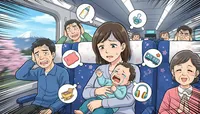 新幹線で赤ちゃんが泣き止まない！理由と7つの対処法を紹介