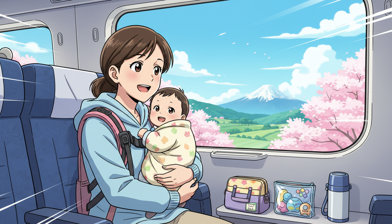 赤ちゃんと新幹線で気をつけることは?安心な移動のための準備とコツをご紹介!