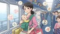 新幹線で赤ちゃんをずっと抱っこは本当？負担を軽くする7つのコツを紹介！