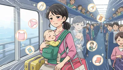 新幹線で赤ちゃんをずっと抱っこは本当？負担を軽くする7つのコツを紹介！