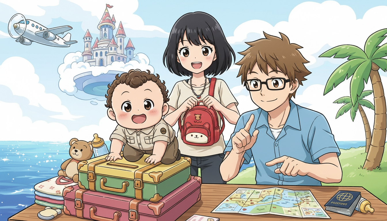 1歳の旅行かばんはどうする?選び方のコツと持ち物リストを徹底解説!