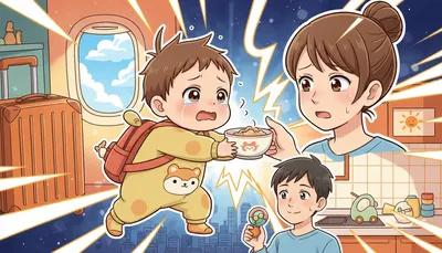 1歳のベビーフードを旅行で食べない？環境変化の影響と対処法を解説！