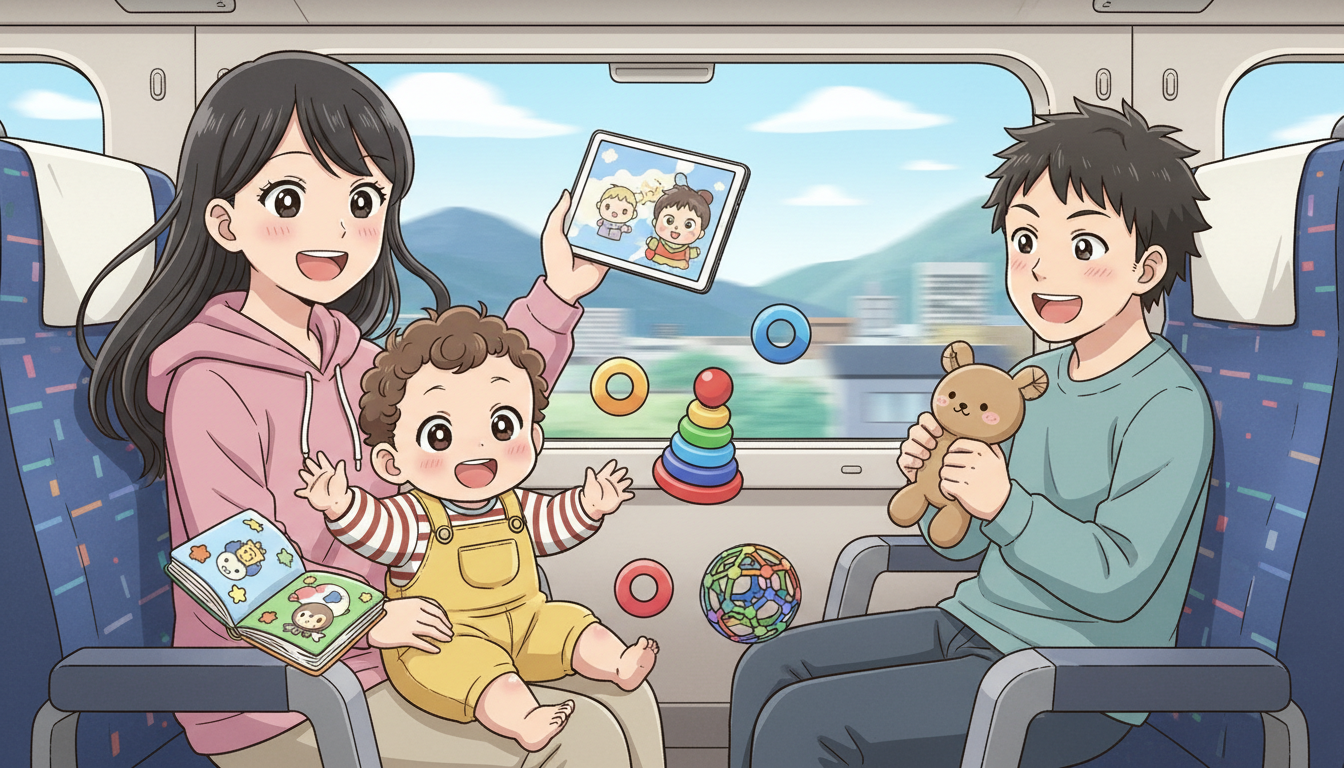 1歳の旅行で暇つぶしはどうする？移動中のぐずり対策におすすめグッズをご紹介！