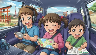 長距離の車で子供の暇つぶし？小学生が楽しめる30の方法！