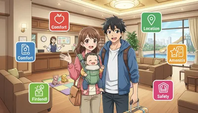 赤ちゃんとのホテル選び方は？快適に過ごせる5つのポイントを徹底解説！