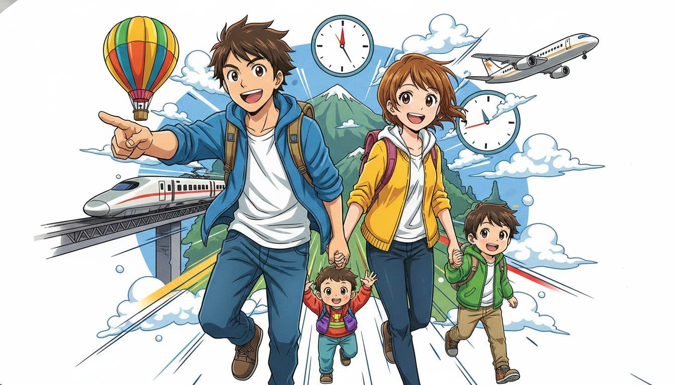 子供との旅行で移動時間の目安は？年齢別の考え方を徹底解説！