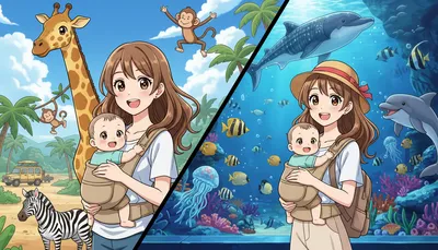 赤ちゃんと行くなら動物園と水族館どっちがいい？選び方を解説！