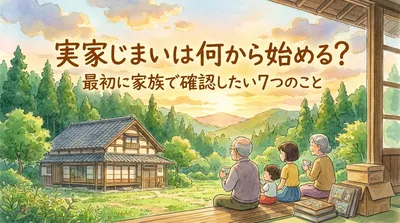 実家じまいは何から始める？最初に家族で確認したい7つのこと