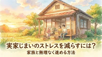実家じまいのストレスを減らすには？家族と無理なく進める方法