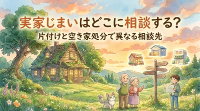 実家じまいはどこに相談する？片付けと空き家処分で異なる相談先