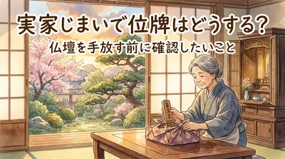 実家じまいで位牌はどうする？仏壇を手放す前に確認したいこと