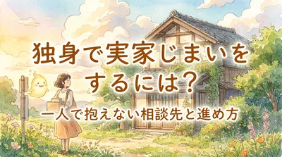 独身で実家じまいをするには？一人で抱えない相談先と進め方