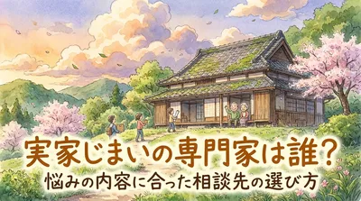 実家じまいの専門家は誰？悩みの内容に合った相談先の選び方