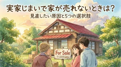 実家じまいで家が売れないときは？見直したい原因と5つの選択肢