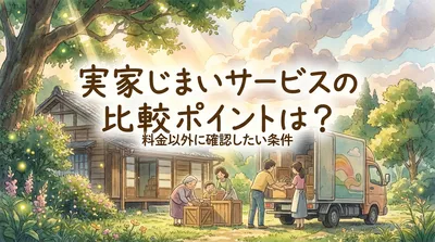 実家じまいサービスの比較ポイントは？料金以外に確認したい条件