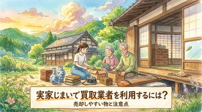 実家じまいで買取業者を利用するには？売却しやすい物と注意点