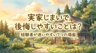 実家じまいで後悔しやすいことは？経験者が迷いやすい7つの場面
