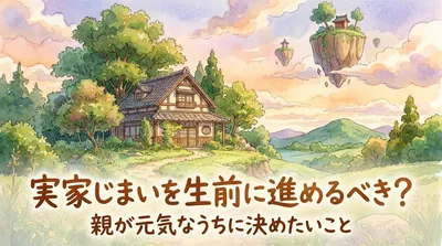 実家じまいを生前に進めるべき？親が元気なうちに決めたいこと