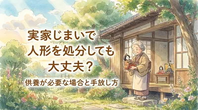 実家じまいで人形を処分しても大丈夫？供養が必要な場合と手放し方