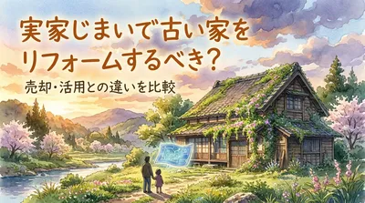 実家じまいで古い家をリフォームするべき？売却・活用との違いを比較