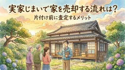 実家じまいで家を売却する流れは？片付け前に査定するメリット