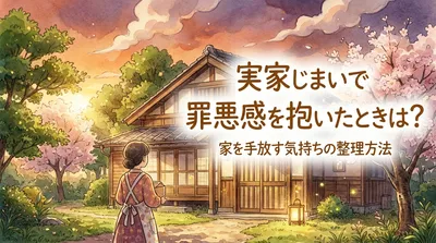 実家じまいで罪悪感を抱いたときは？家を手放す気持ちの整理方法