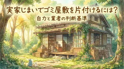 実家じまいでゴミ屋敷を片付けるには？自力と業者の判断基準