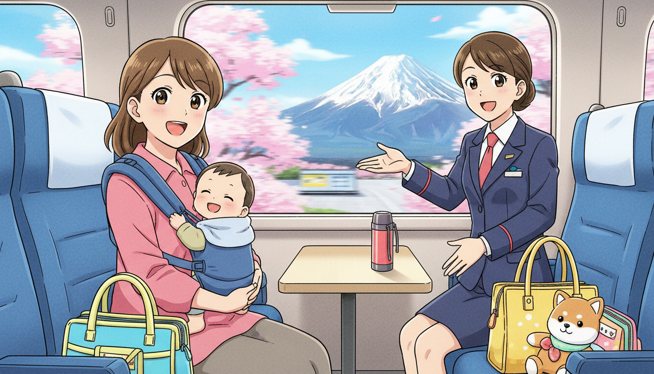 赤ちゃん連れ新幹線移動で最も大切なこと